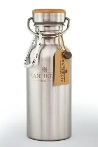 Stainless steel plastic free drinking bottle