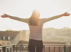 Sonne um Abwehrkräfte zu stärken und nicht krank zu werden