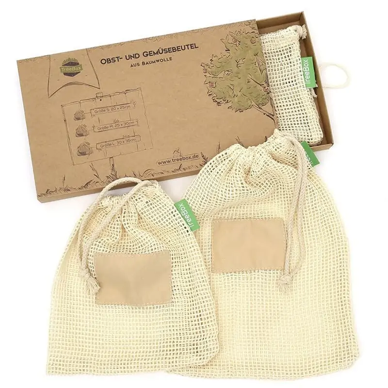 Fruit and vegetable net without plastic cotton vegetable bag