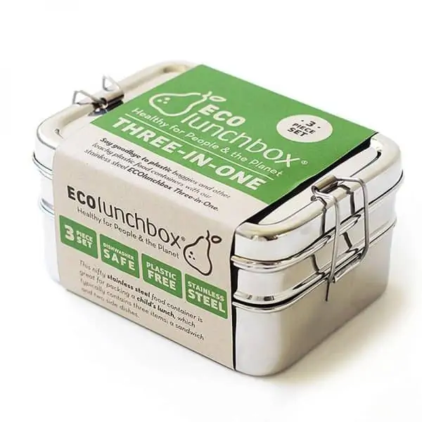Stainless steel bread box without plastic - stainless steel lunch box