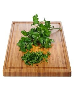 Küche ohne Plastik - Schneidebrett aus Holz