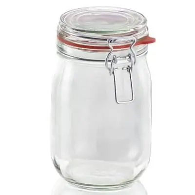 Plastic free shopping canning jar