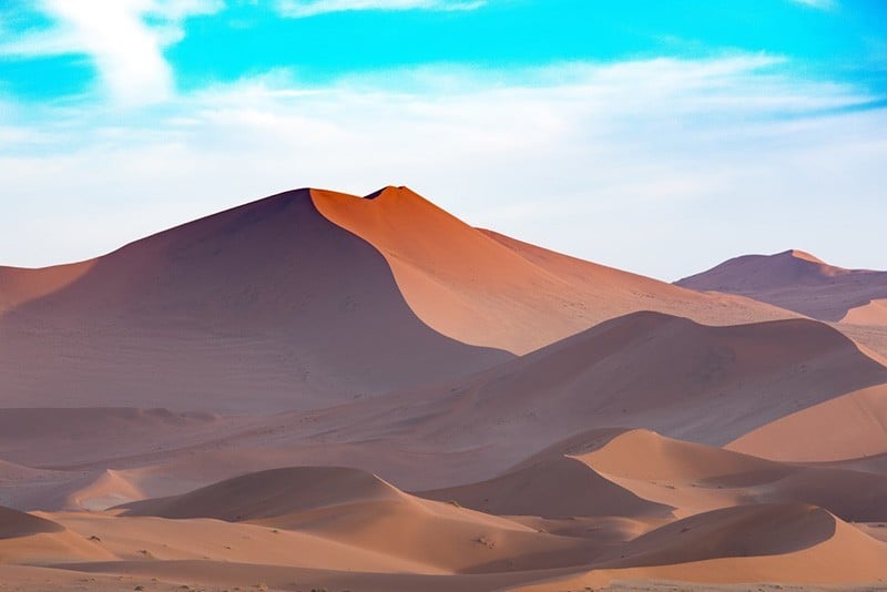 Außergewöhnliche Reiseziele in die Natur - Namibia Wüste Namib