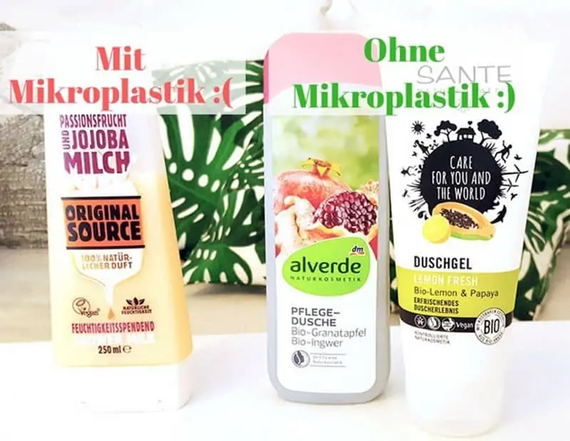 Duschgel - Produkte mit und ohne Mikroplastik