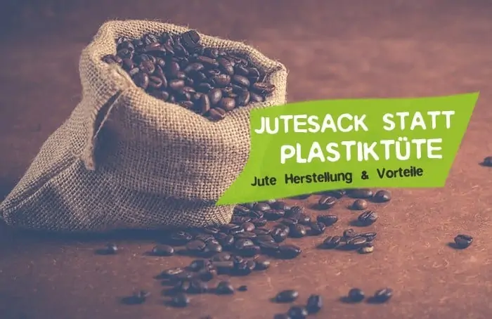 Jute bag instead of plastic bag