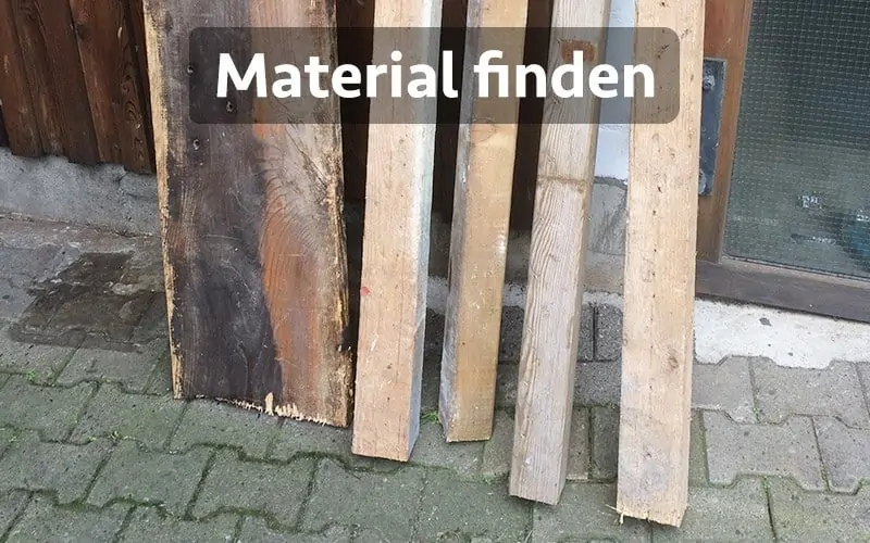 Stehschreibtisch selber bauen aus Holz & Metall