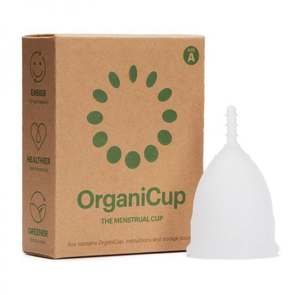 Reusable silicone menstrual cup