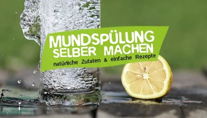 Mundspülung selber machen - DIY Mundwasser