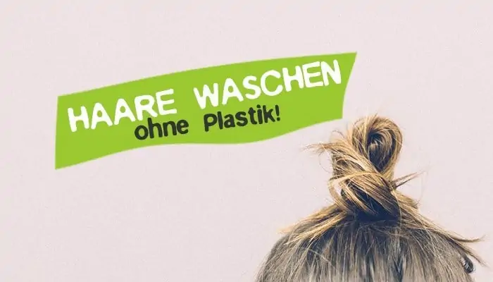 Plastic free hair washing tips