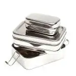 Stainless steel lunch boxes - avoid waste at school