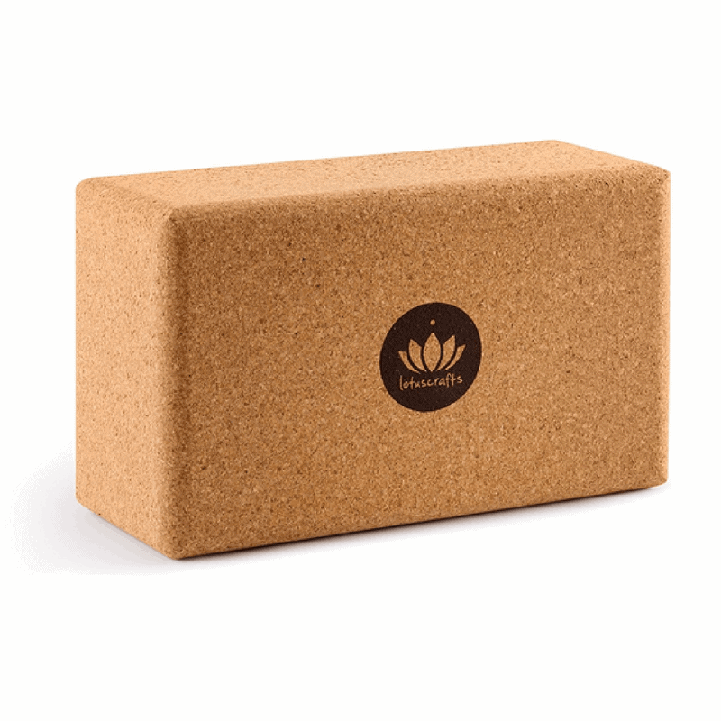 Cork yoga block