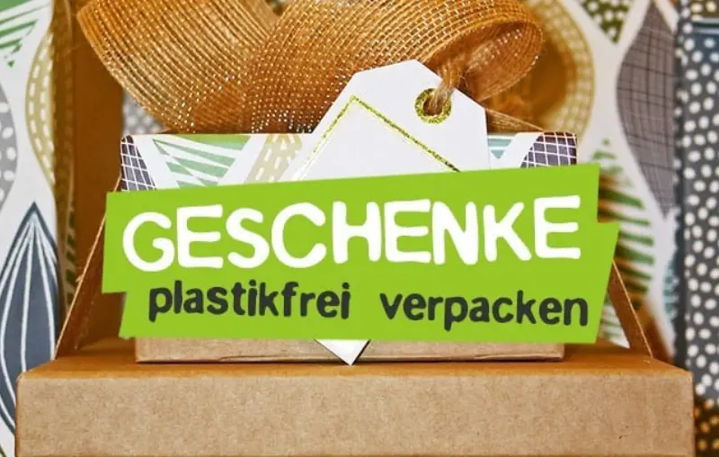 Nachhaltig Geschenke plastikfrei verpacken ohne Plastik