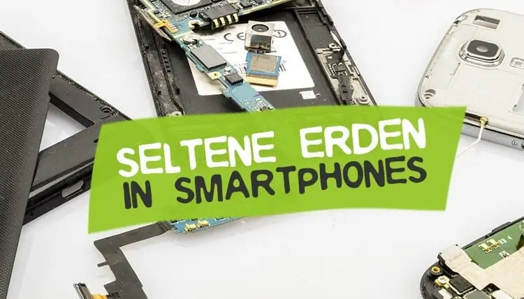 Rare earth metals in smartphones and cell phones