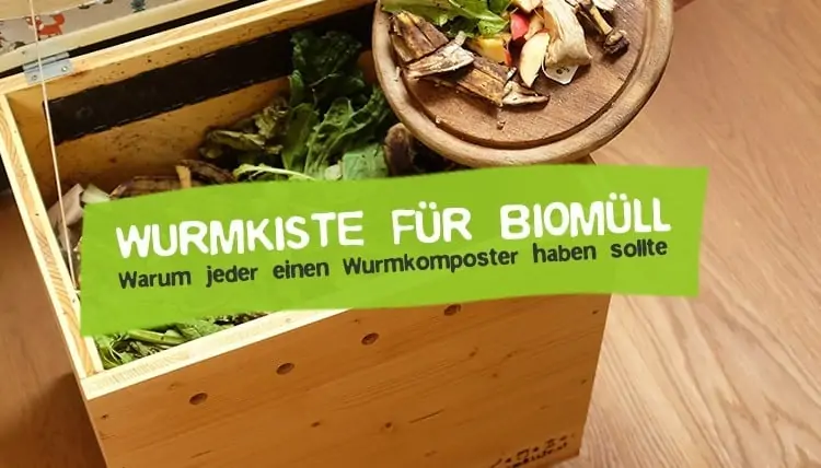 Wurmkiste Wurmkomposter aus Holz für den Biomüll