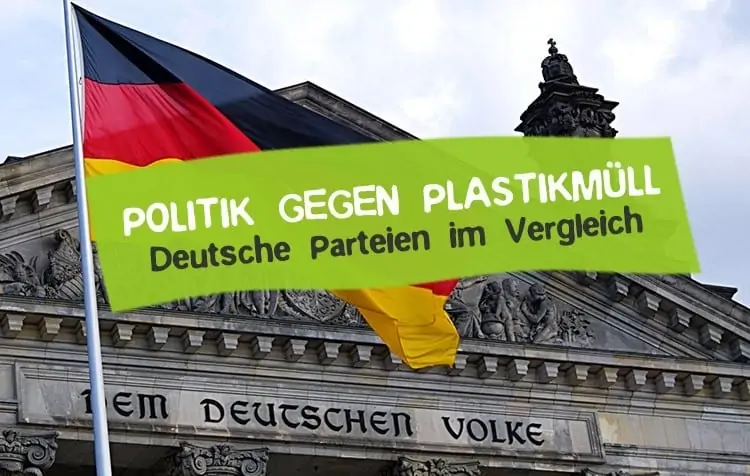 What German political parties are doing against plastic pollution