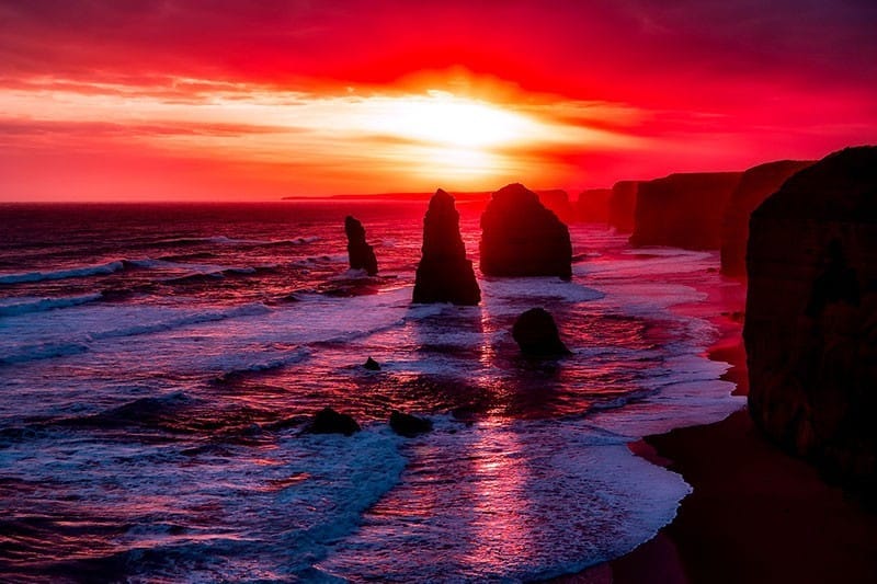 12 Apostel in Australien - Felsen besichtigen