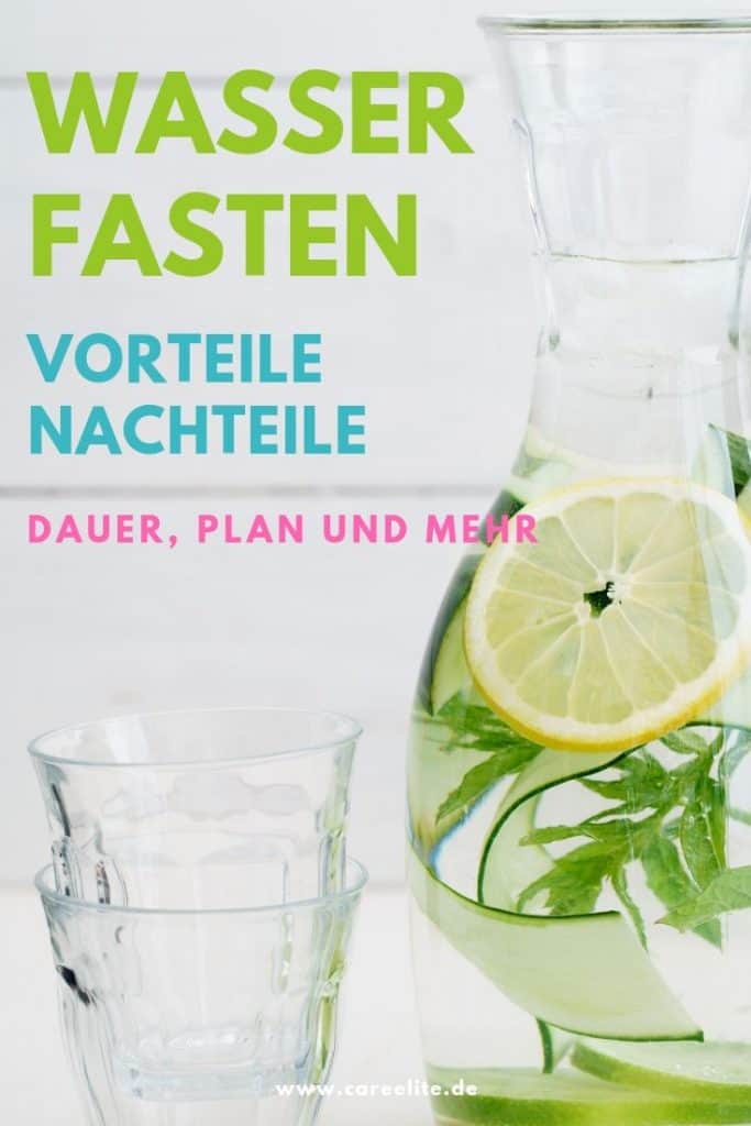 Wasserfasten - Plan, Tipps und Erfahrungen