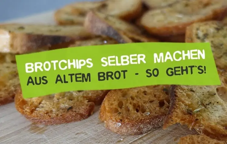 How to make bread chips from stale bread