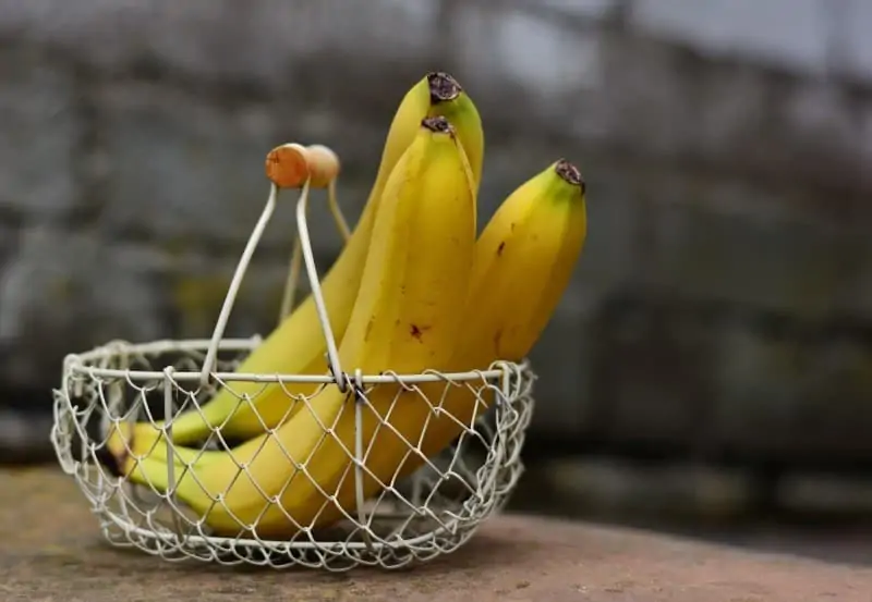 Vegan at festivals with bananas