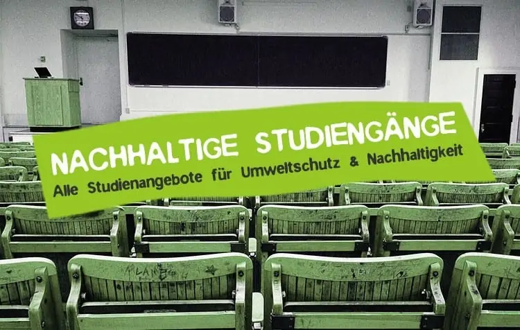 Sustainable study courses in Germany