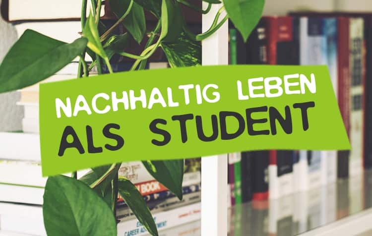 Nachhaltig leben als Student Tipps