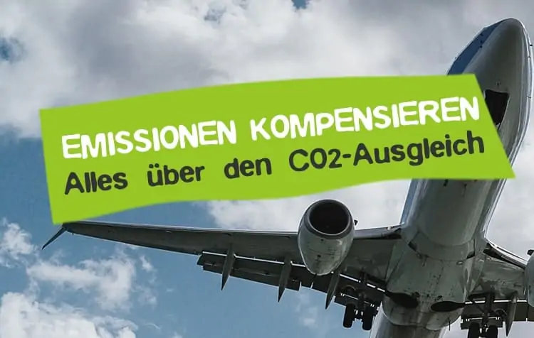 Compensate CO2 and emissions