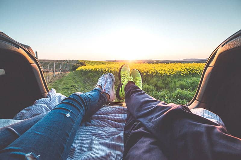 Mehr draußen in der Natur sein ist gesund