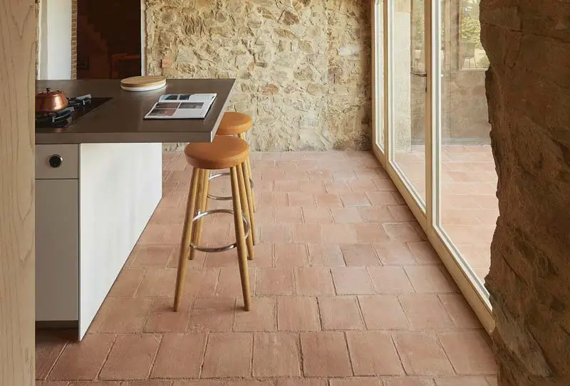 Natural stone flooring