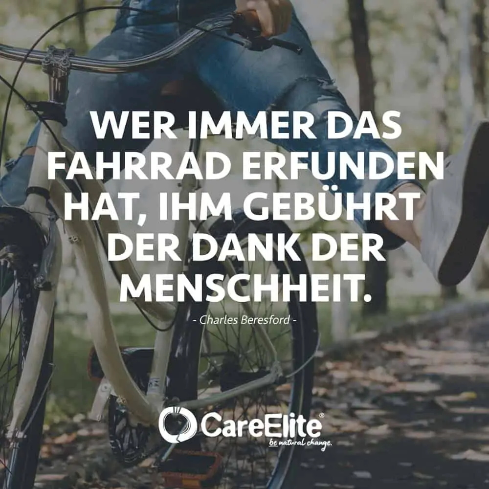 Fahrrad erfunden Zitat Radfahren