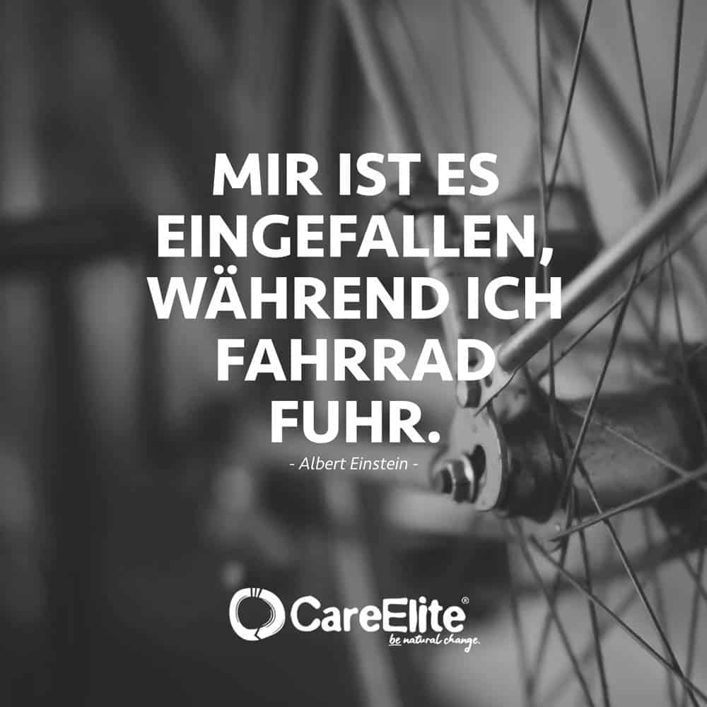 Wissen Fahrrad fahren Zitat