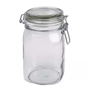 Plastic free canning jar in store