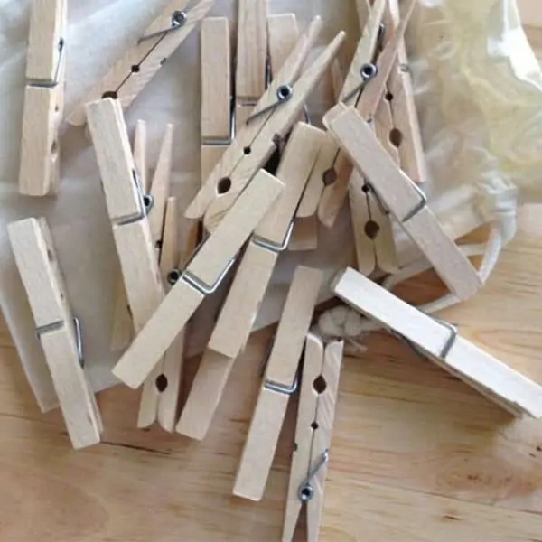 Buy sustainable wooden clothespins online