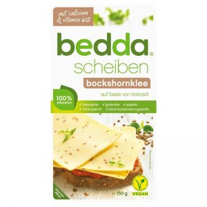 Veganer Schnittkäse als pflanzliche Alternative