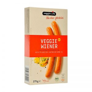 Vegan bockwurst alternative veggie