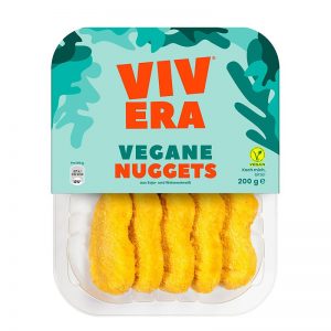 Vegan chicken nuggets as a vegetable substitute