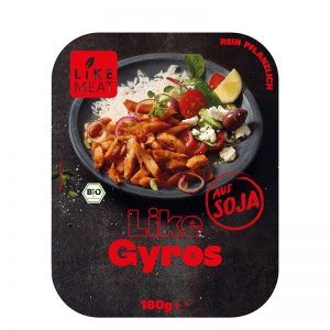 Vegan gyros as a substitute for sliced meat