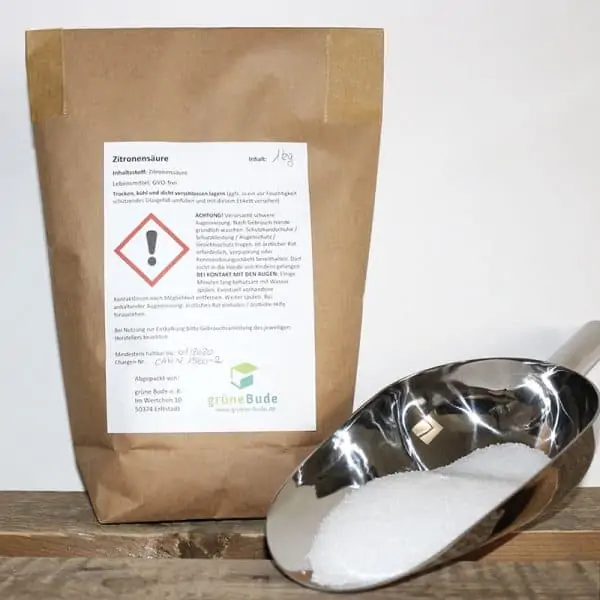 Buy citric acid online plastic free