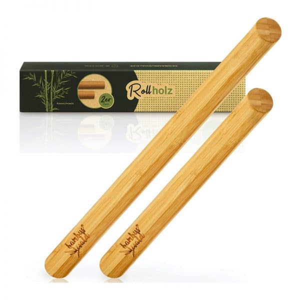 Sustainable bamboo rolling pin
