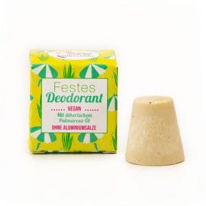 Plastic free deodorant piece natural