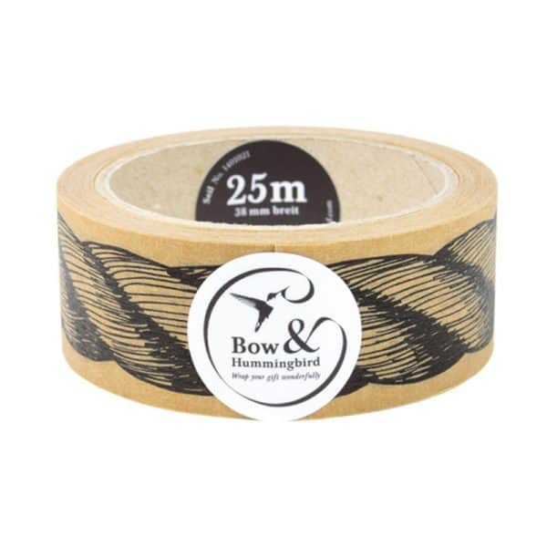 Sustainable paper package tape