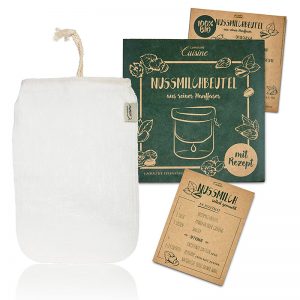 Nut milk bag without plastic