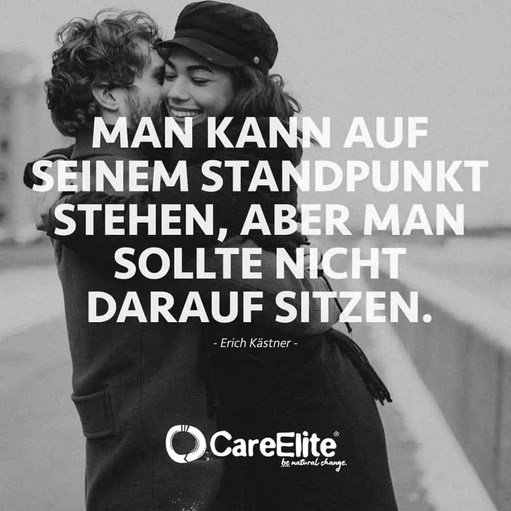 Erich Kästner quote point of view not sit