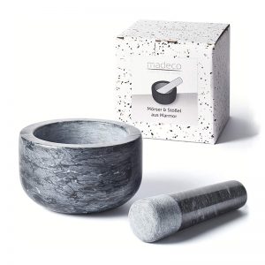 Stone mortar with pestle