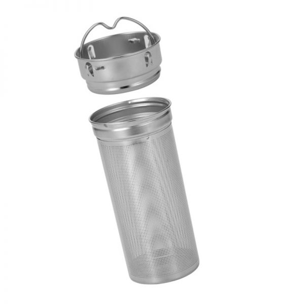 Stainless steel tea filter with lid