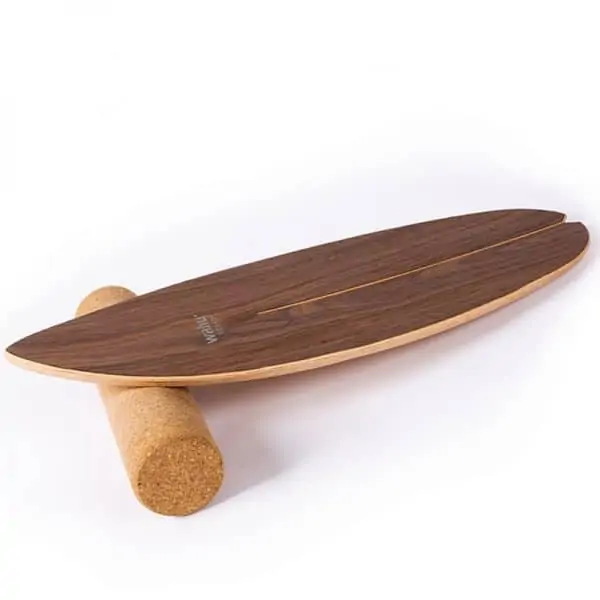 Wobble board made of wood from Wahu Boards