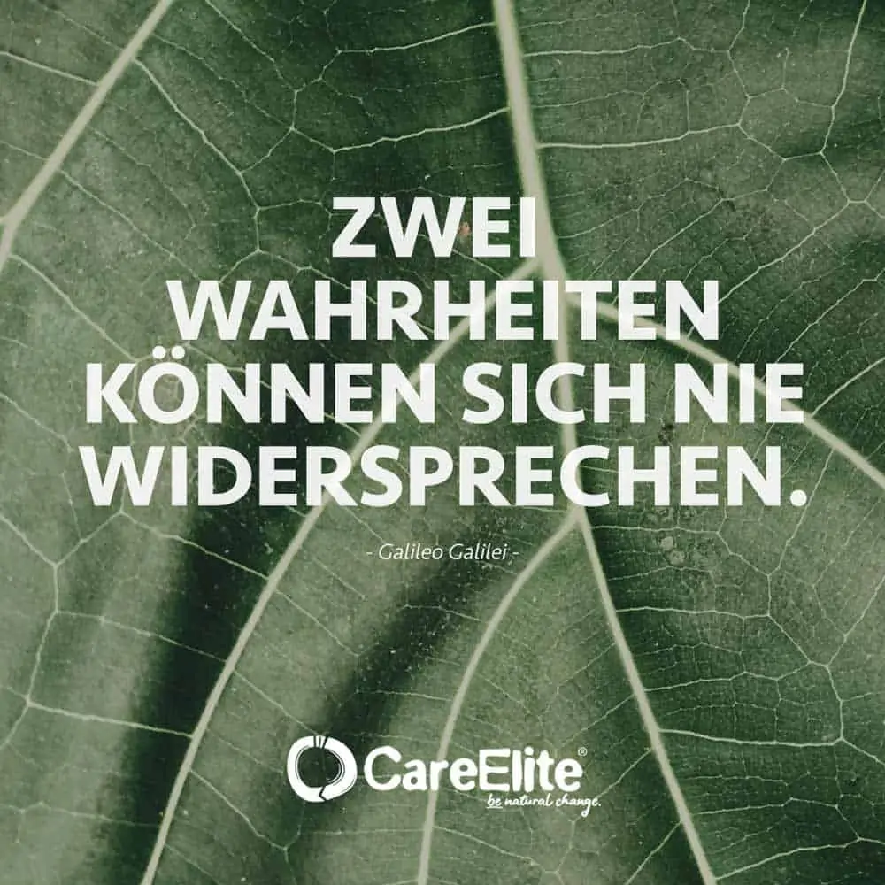 "Two truths cannot contradict one another." (Quote from Galileo Galilei)
