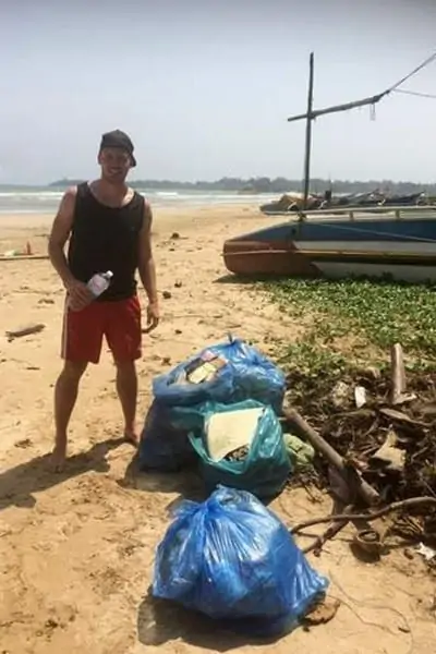 CleanUp auf Sri Lanka