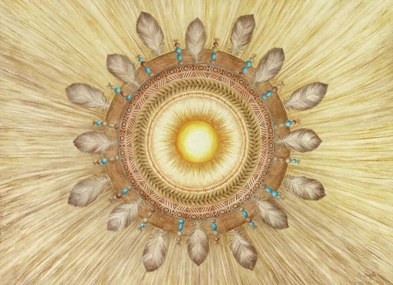 Mindful living mandala