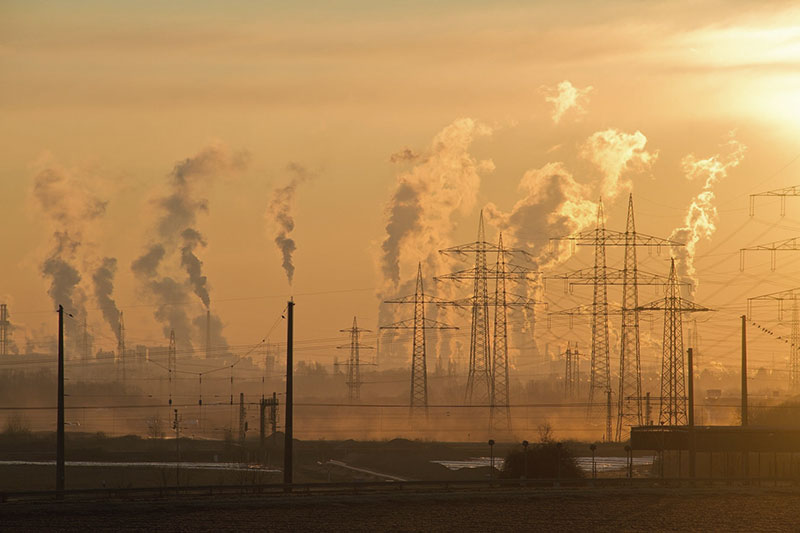 Industrie Abgase Umweltkosten