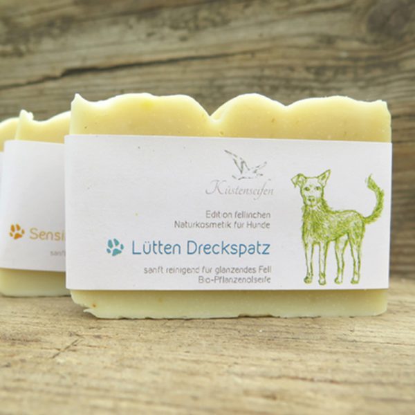 Environmentally friendly dog soap in a bar Lütten